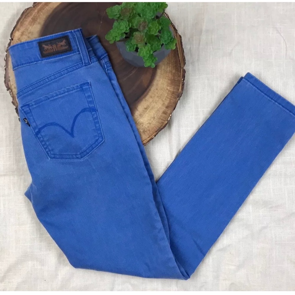 Levi’s Mid Rise Skinny Jeans Blue